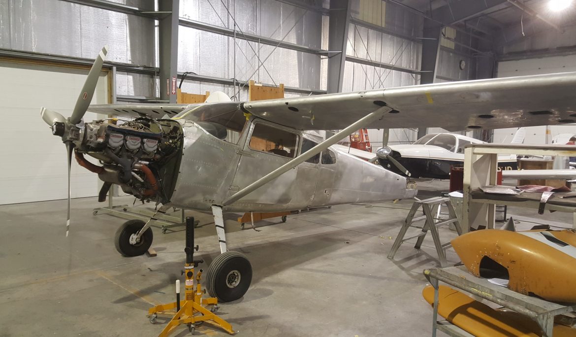 Cessna 180 Skin Repairs and Paint