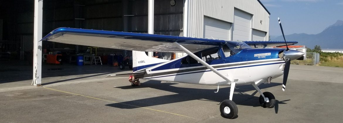 Cessna 185 Paint with Window Replacement