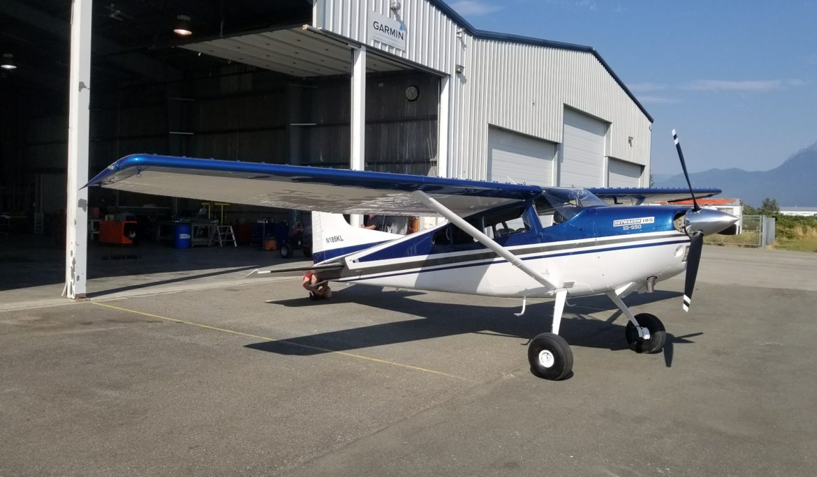 Cessna 185 Paint with Window Replacement